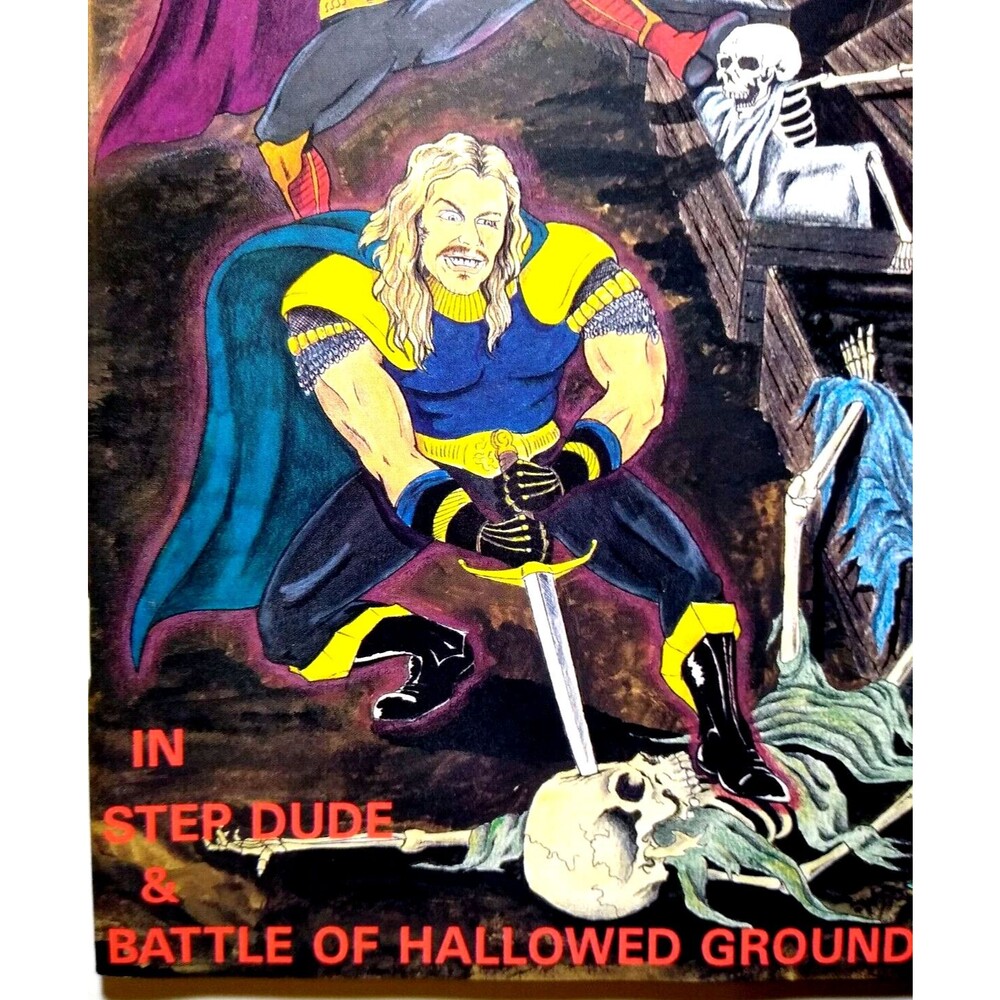 Metallica Metal Thunder Hard Rock Fantasy Comic July 1992 Art Vintage NOS Unused